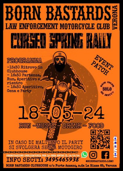Locandina evento CURSED SPRING RALLY 2024