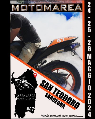 Locandina evento MOTOMAREA 2024