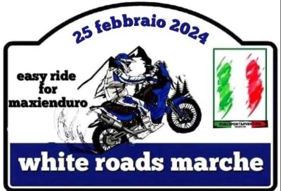 Locandina evento WHITE ROADS MARCHE