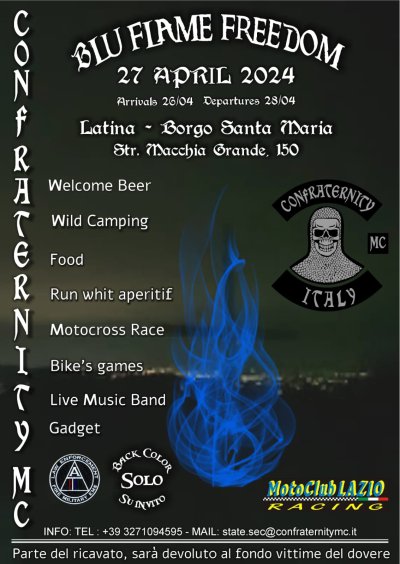 Locandina evento Blue Flame Freedom 