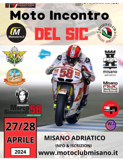 Locandina evento Motoincontro DEL SIC