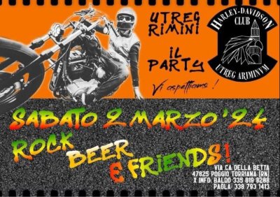 Locandina evento IL PARTY HDC UTREG ARIMINUM