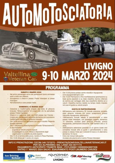Locandina evento AUTOMOTOSCIATORIA