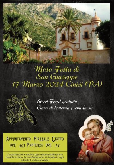 Locandina evento MOTO FESTA DI SAN GIUSEPPE