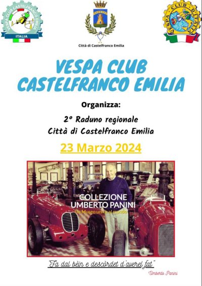 Locandina evento 2° RADUNO REGIONALE CITTA' DI CASTELFRANCO EMILIA