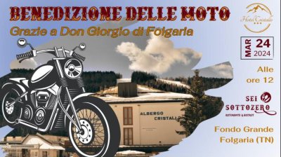 Locandina evento BENEDIZIONE DELLE MOTO