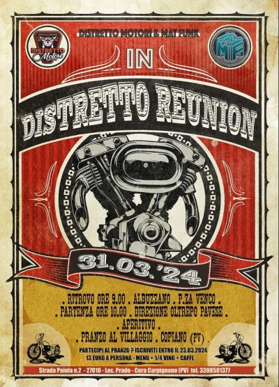 Locandina evento DISTRETTO REUNIO