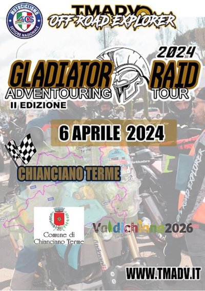 Locandina evento GLADIATOR RAID