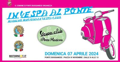 Locandina evento IN VESPA AL PONTE
