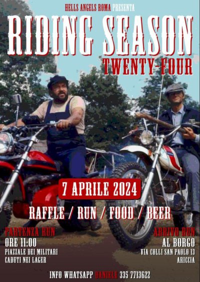 Locandina evento RIDING SEASON TWENTY-FOUR