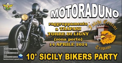 Locandina evento 10° SICILY BIKERS PARTY