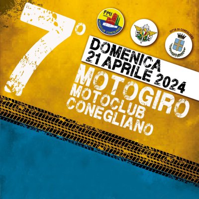 Locandina evento 7° Motogiro Motoclub Conegliano 