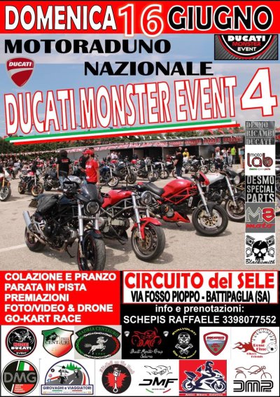 Locandina evento DUCATI MONTER EVENT 4