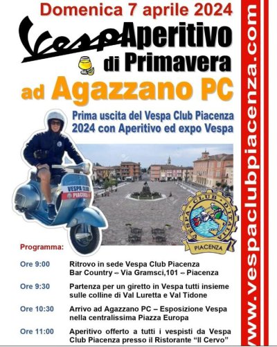 Locandina evento VESPAPERITIVO DI PRIMAVERA