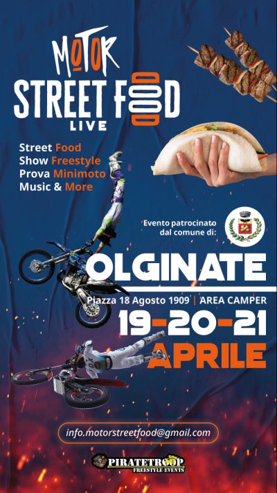 Locandina evento MOTOR STREET FOOD - 1^ TAPPA