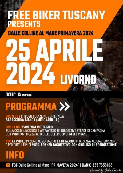 Locandina evento DALLE COLLINE AL MARE PRIMAVERA 2024