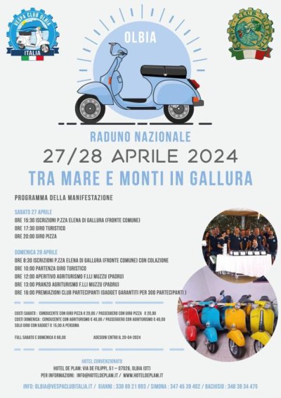 Locandina evento TRA MARE E MONTI IN GALLURA