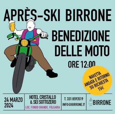 Locandina evento APRES SKY BIRRONE