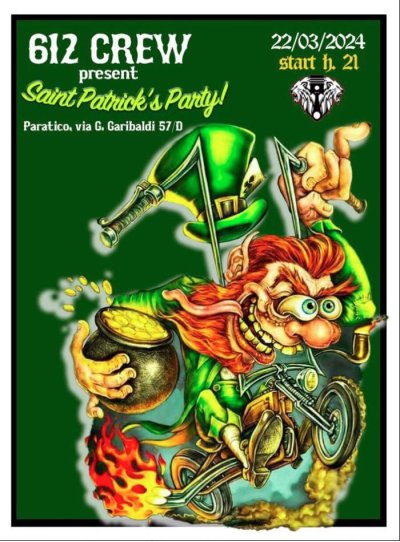 Locandina evento ST. PATRICK DAY