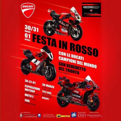 Locandina evento Festa in rosso