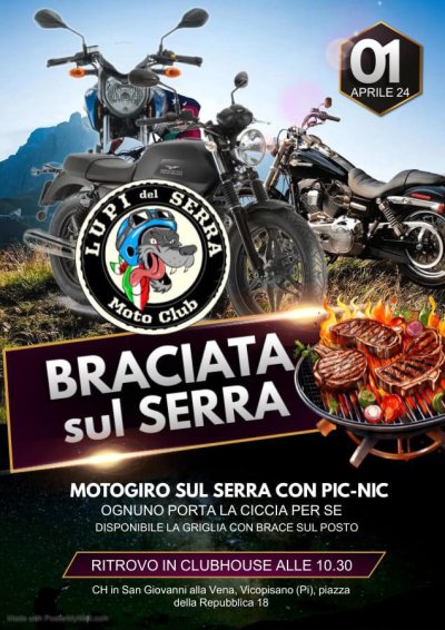 Locandina evento BRACIATA SUL SERRA