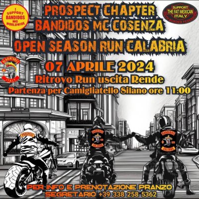 Locandina evento OPEN SEASON RUN CALABRIA