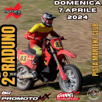 Locandina evento 2° RADUNO MOTO RADIOCOMANDATE LOSI