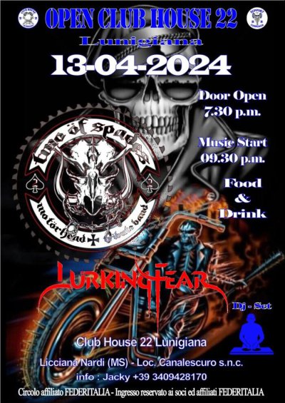 Locandina evento OPEN CLUB HOUSE22