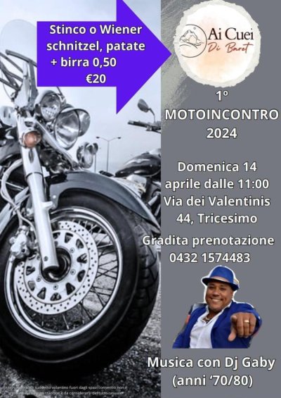 Locandina evento 1° MOTOINCONTRO 2024