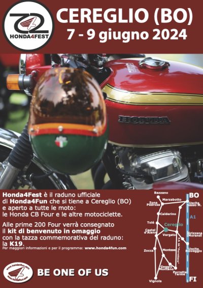 Locandina evento 22 Honda4Fest