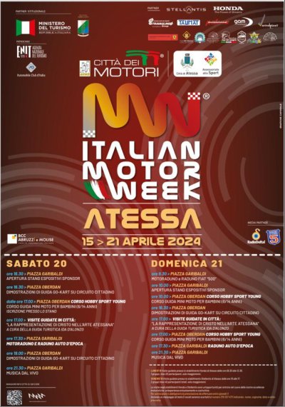 Locandina evento ITALIAN MOTOR WEEK ATESSA
