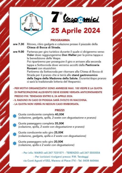 Locandina evento 7° VESPAMICI