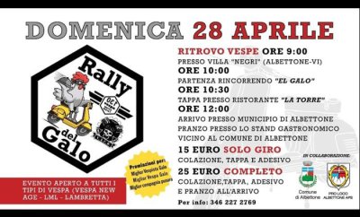 Locandina evento RALLY DEL GALLO