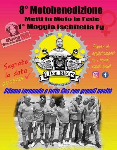 Locandina evento METTI IN MOTO LA FEDE - 8° MOTOBENEDIZIONE