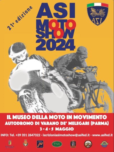Locandina evento ASI MOTOSHOW 2024