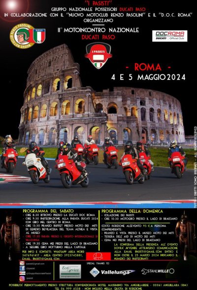 Locandina evento II° MOTOINCONTRO NAZIONALE DUCATI PASO