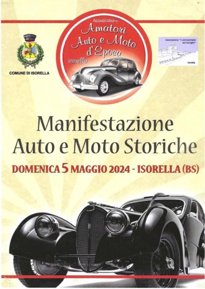 Locandina evento MANIFESTAZIONE AUTO E MOTO STORICHE