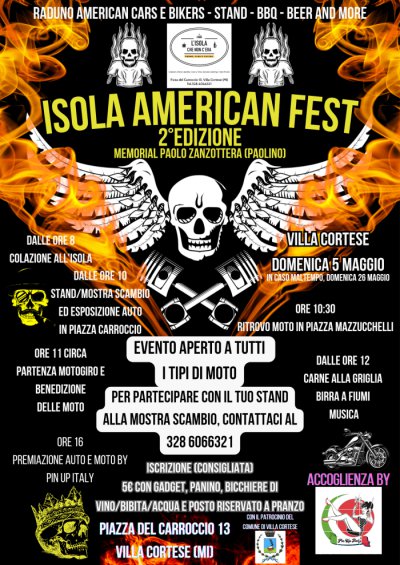 Locandina evento ISOLA AMERICAN FEST 2024 - 2°EDIZIONE