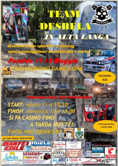 Locandina evento TEAM DESDELA IN ALTA LANGA