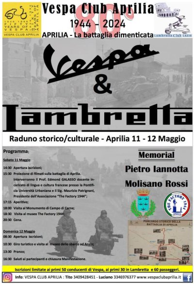 Locandina evento APRILIA - LA BATTAGLIA DIMENTICATA