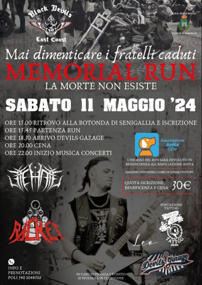 Locandina evento MEMORIAL RU