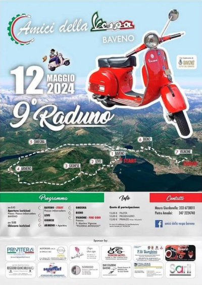 Locandina evento 9° RADUNO BAVENO