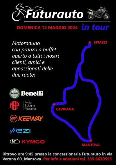Locandina evento MOTORADUNO BY FUTURAUTO