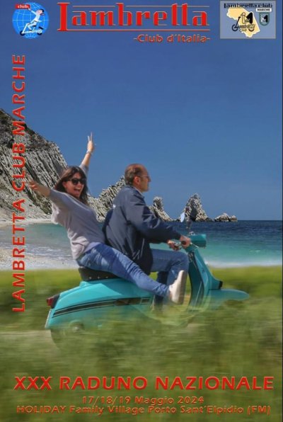 Locandina evento XXX RADUNO NAZIONALE LAMBRETTA