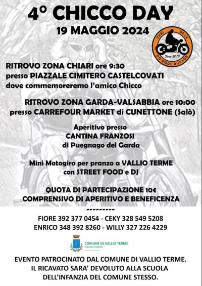 Locandina evento 4° CHICCO DAY