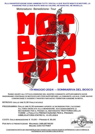 Locandina evento MOT-BEN-TUR