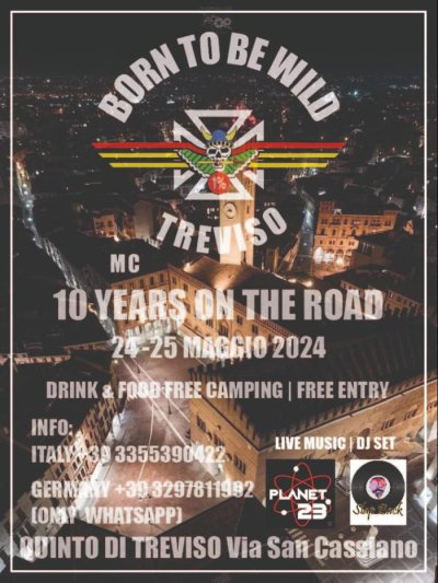 Locandina evento ANNIVERSARIO 10 ANNI
