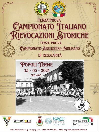 Locandina evento TERZA PROVA CAMPIONATO ITALIANO RIEVOCAZIONI STORICHE