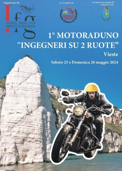 Locandina evento 1° MOTORADUNO INGEGNERI SU 2 RUOTE
