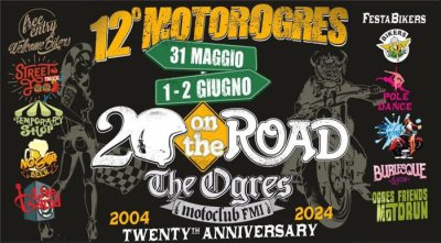 Locandina evento 12° MOTOROGRES - TWENTY ANNIVERSARY